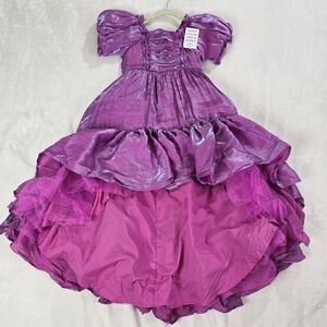 Joyfolie MATHILDA PETTICOAT DRESS IN FUCHSIA IRIDESCENT Size 10